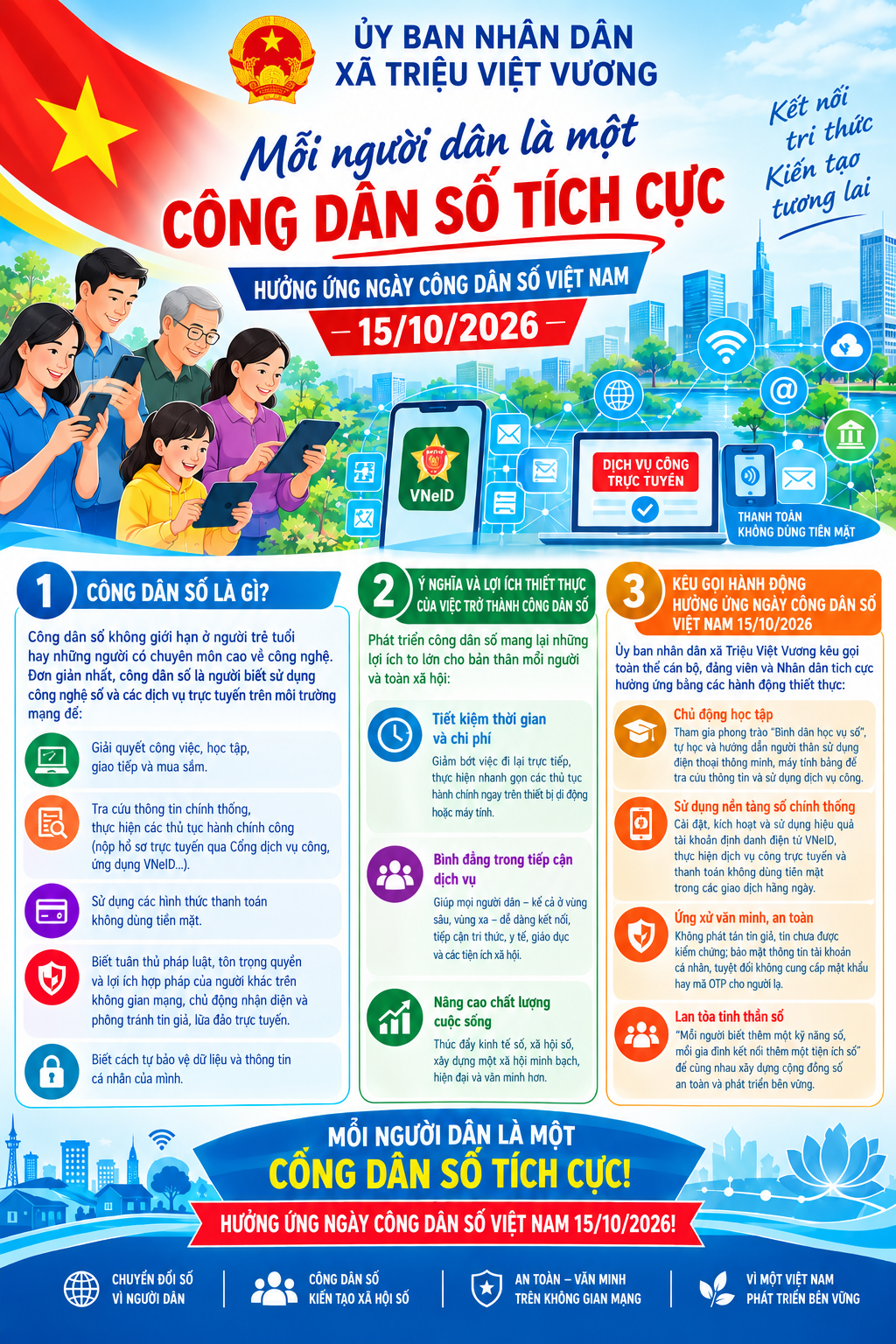 HƯỞNG ỨNG NGÀY CÔNG DÂN SỐ VIỆT NAM (15/10/2026)
